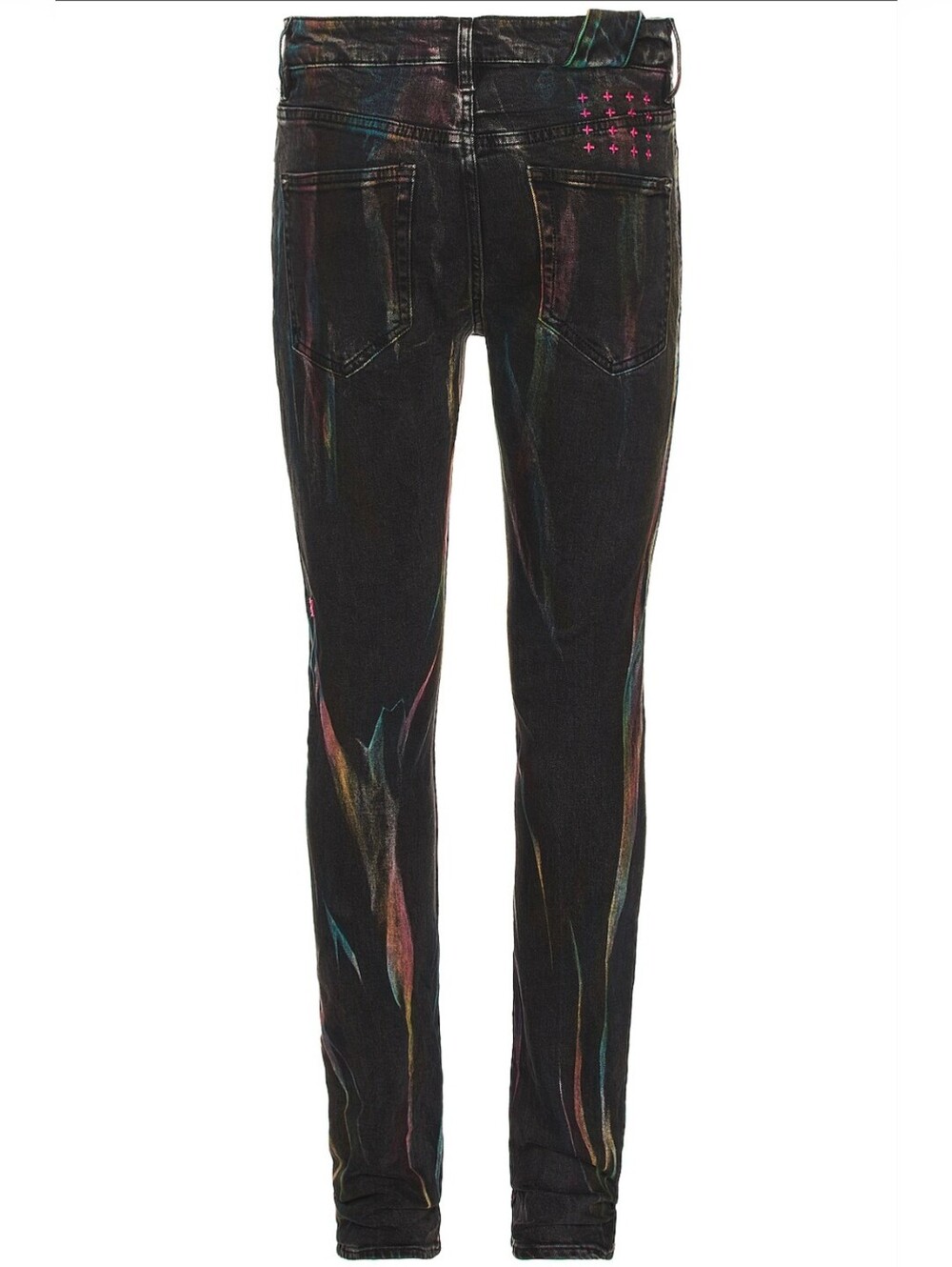 Ksubi Chitch Pink Refrakt Black Wash Jeans Streetwear Designer Denim 34 - Picture 3 of 14